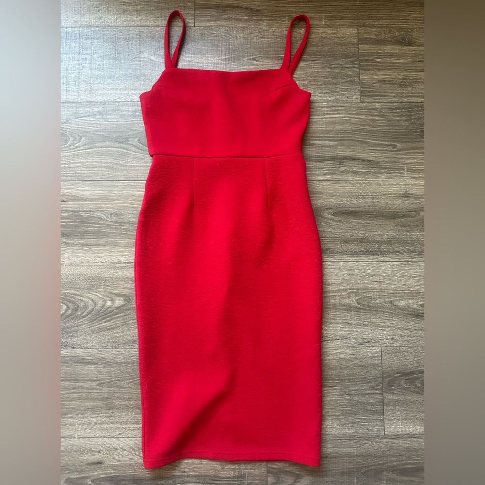 Elegant Red Women's Dress